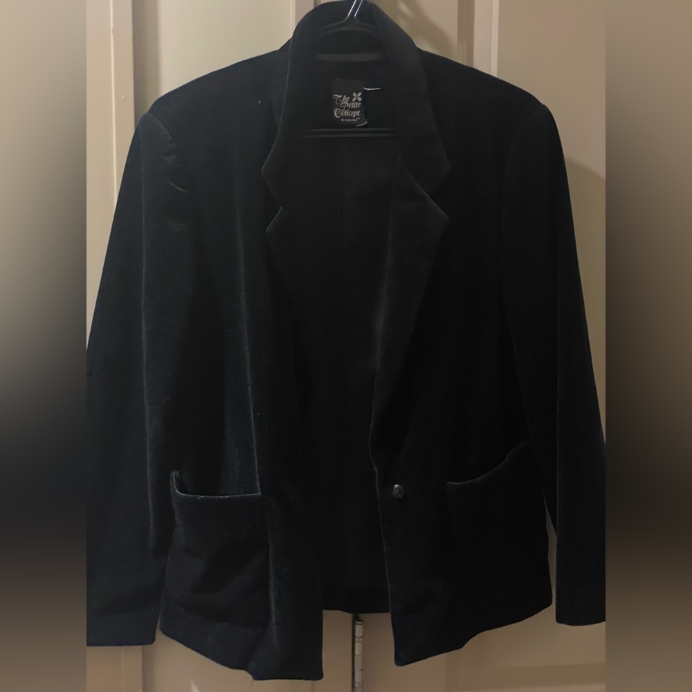 Black Velvet Blazer
